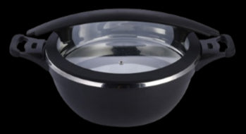 GATTO Induction Chafer Black w/ Silicone Handle - 4LT